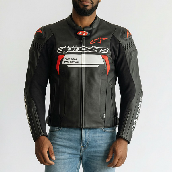 Alpinestars Biker Racing Leather Jacket | Himi Leathers