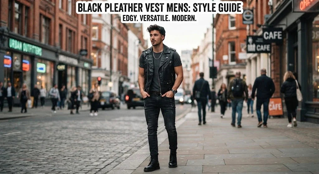 Black Pleather Vest Mens: A Practical Style Guide