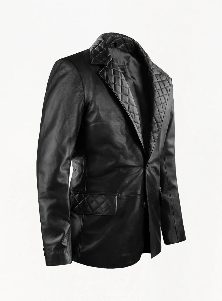 Harper Leather Blazer
