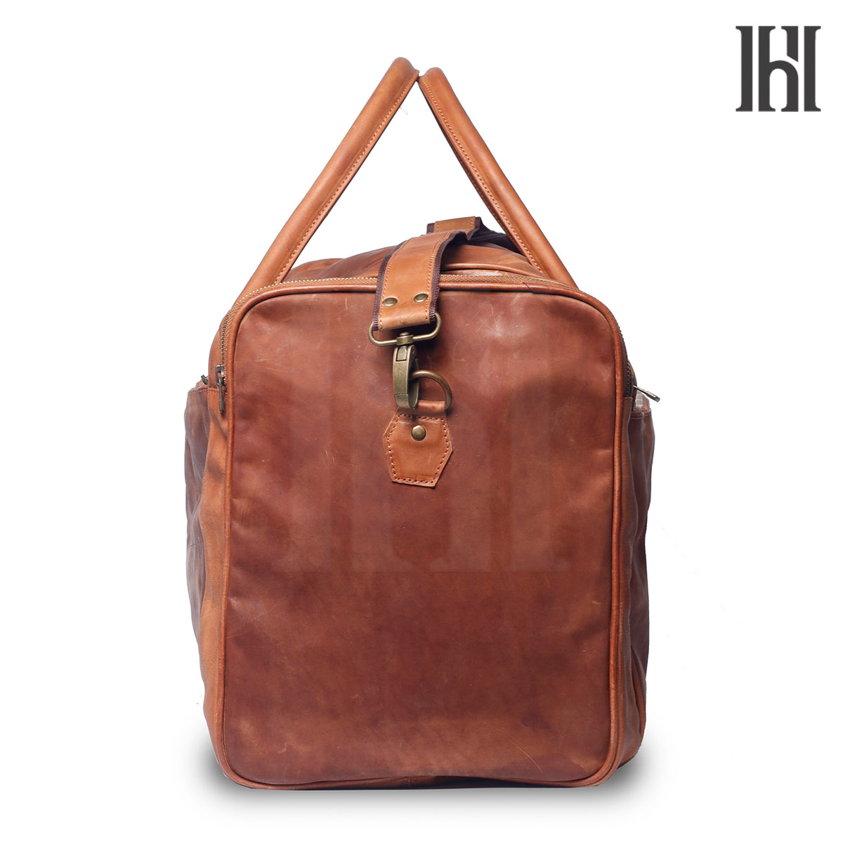 Large leather Duffle Bag for travel