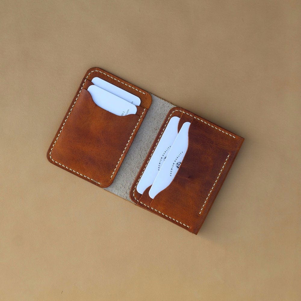Mini Leather Handmade Wallet for men