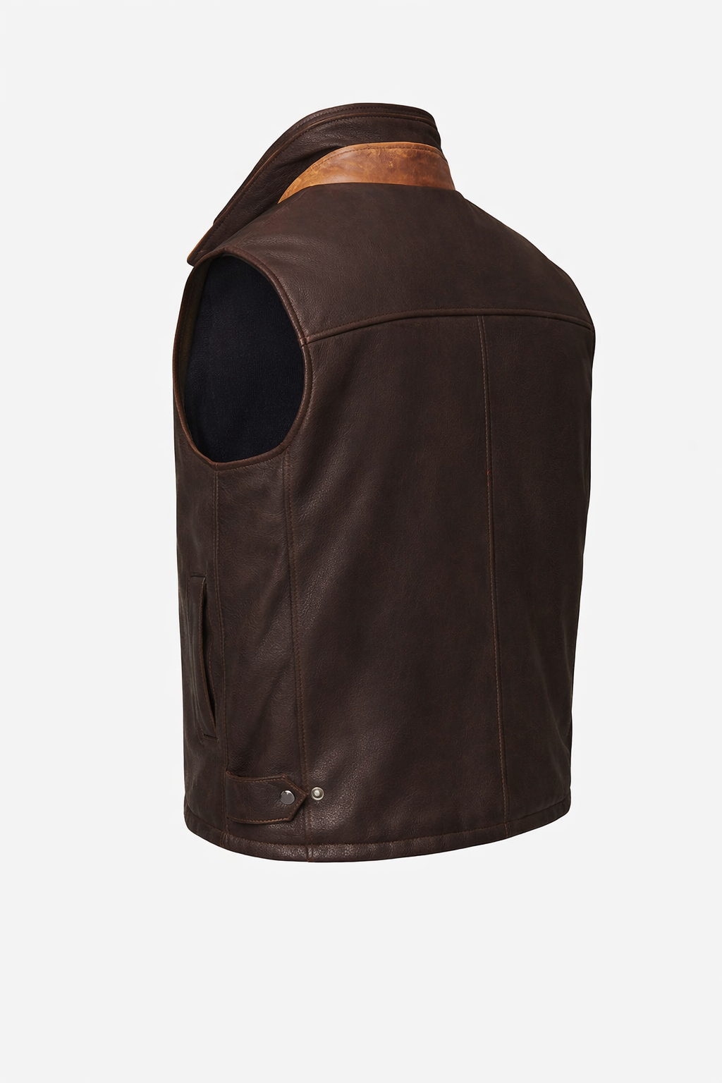 Trekker Classic Men’s Brown Leather Vest