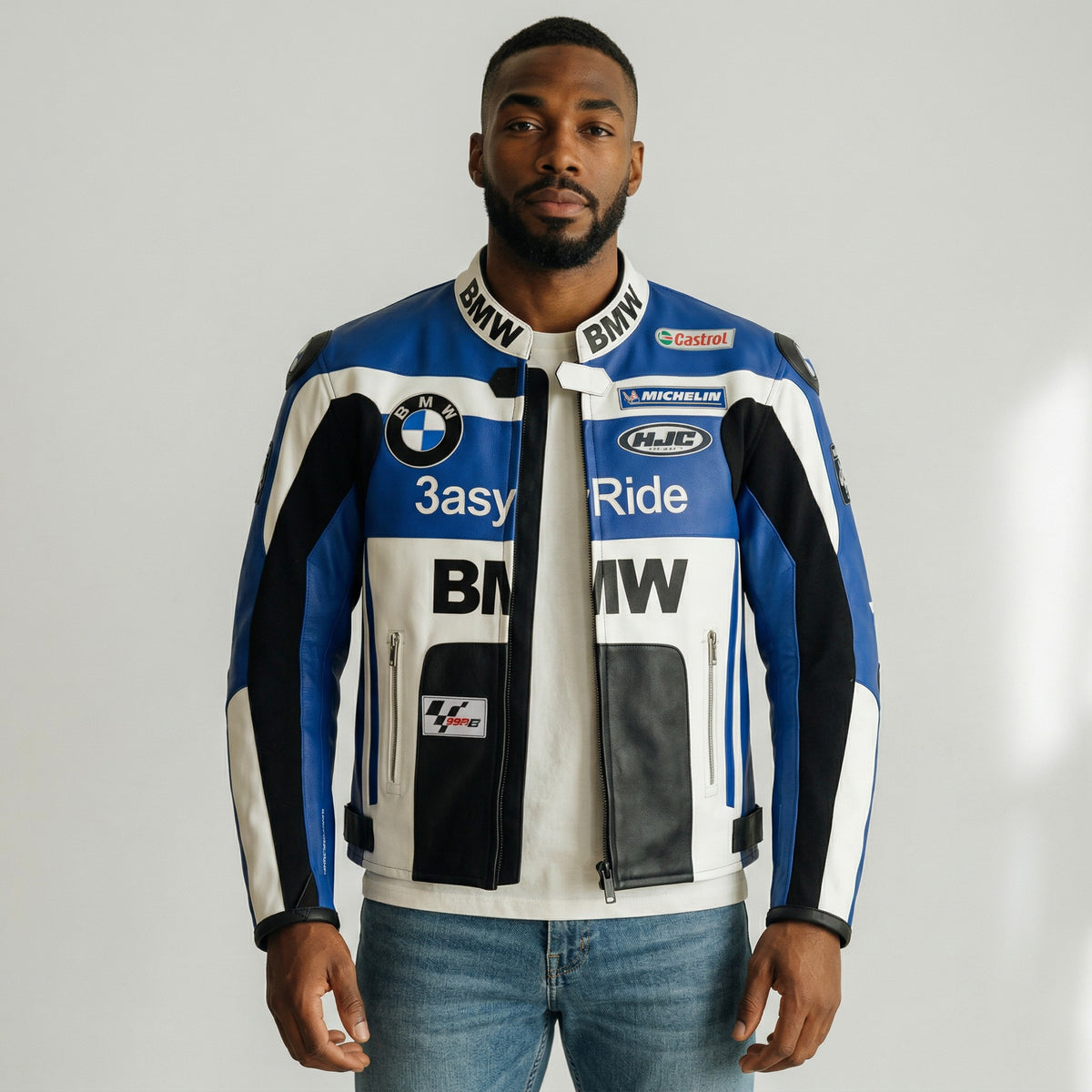 BMW Motorcycle Racing Leather Jacket