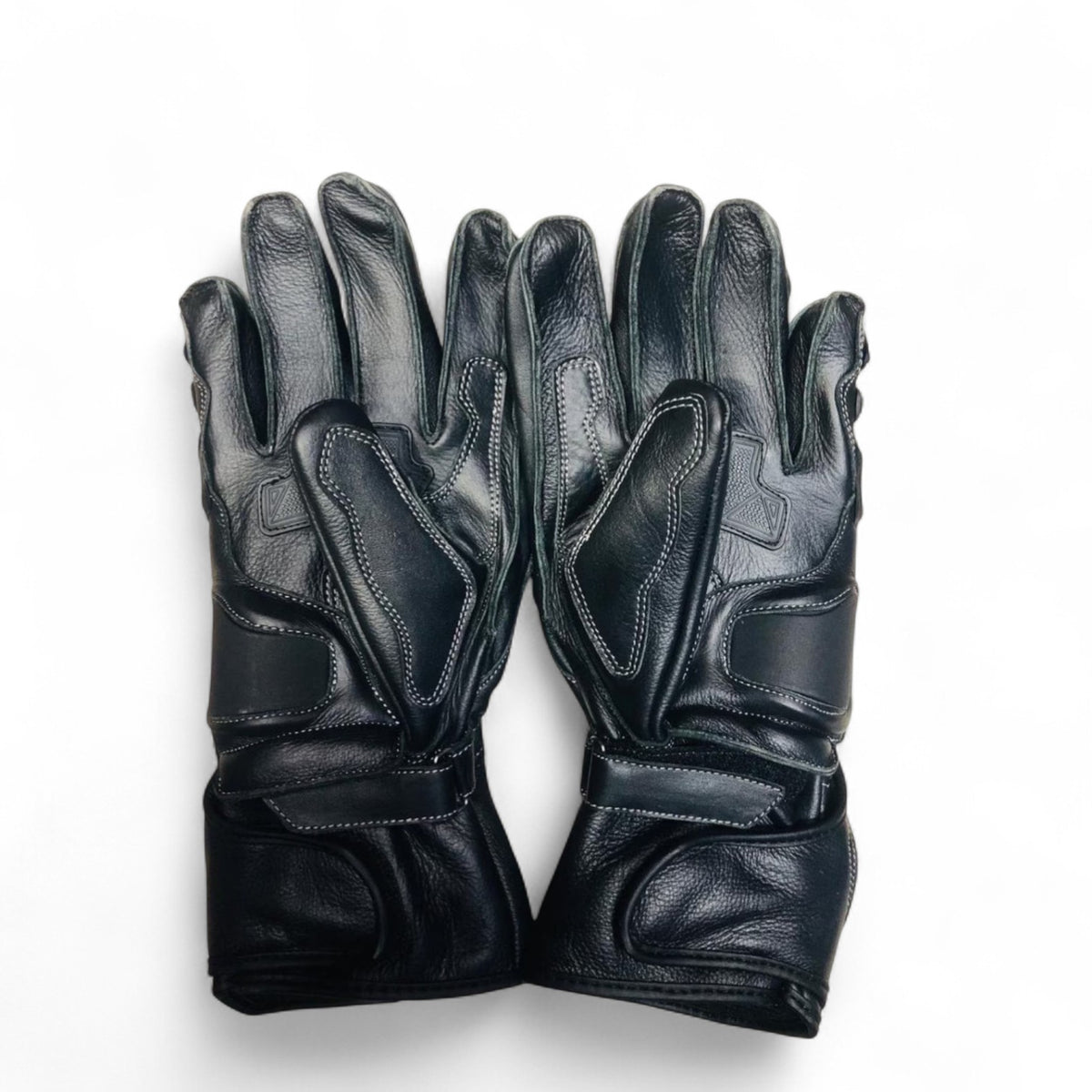 BMW M1000RR leather motorcycle racing gloves