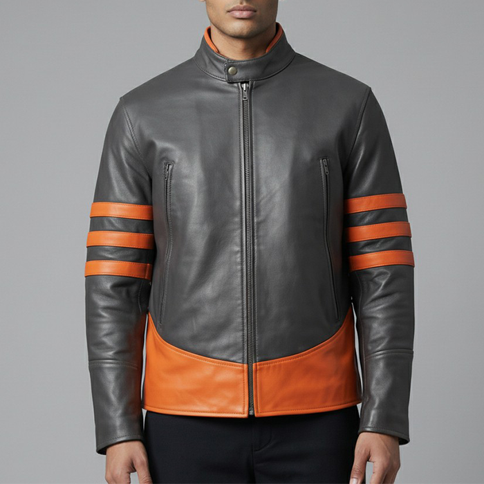 X-Men Wolverine Leather Jacket | Brown