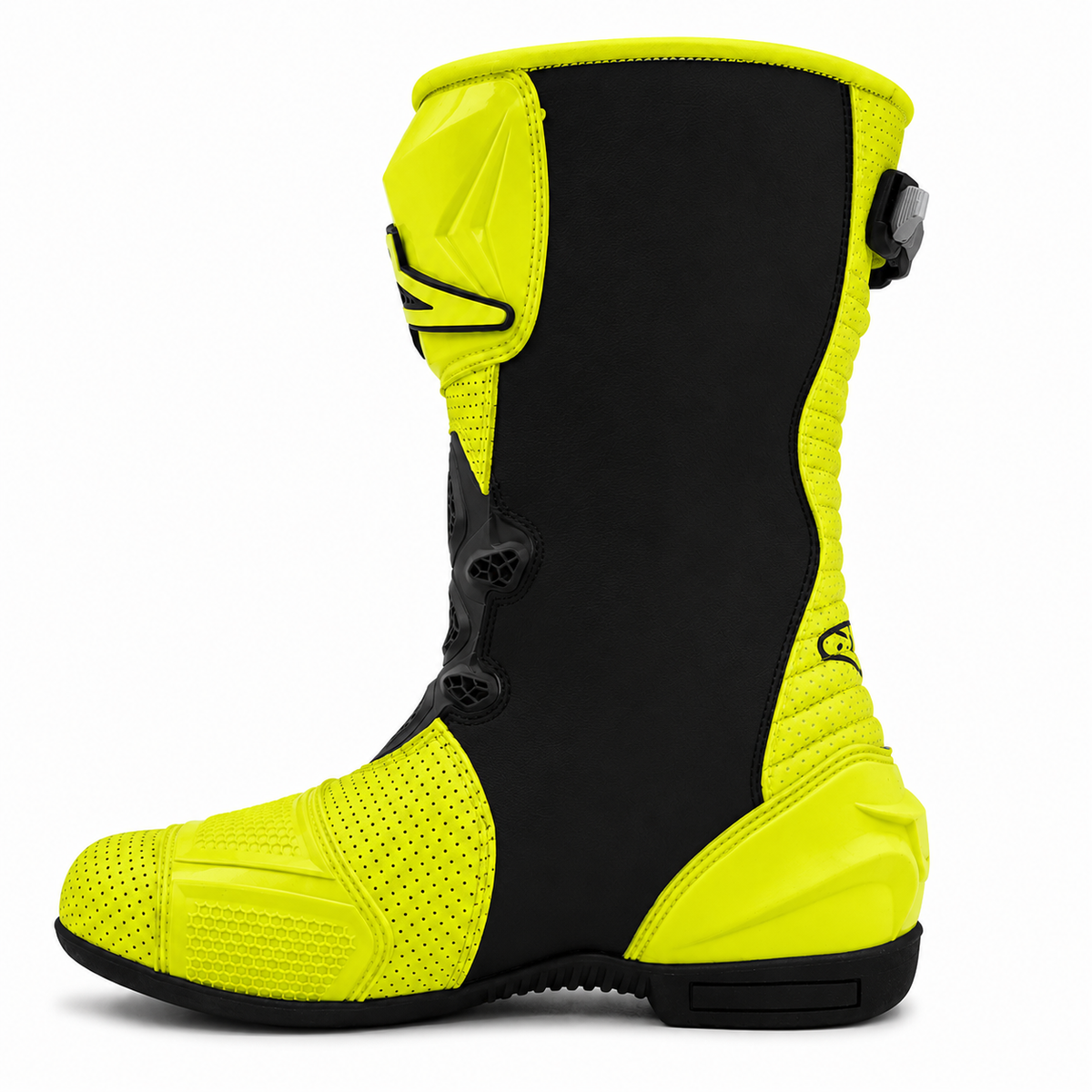 Alpinestars Supertech R Vented  Motorcycle Boots | Yellow Fluo Edition