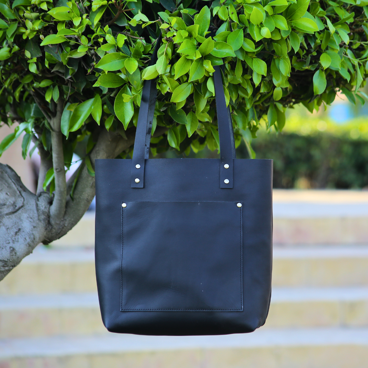 Leather handbag for women&#39;s, shopping bag