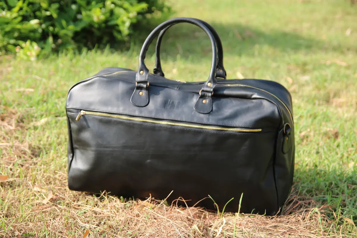 Leather Duffle Bag for luggage