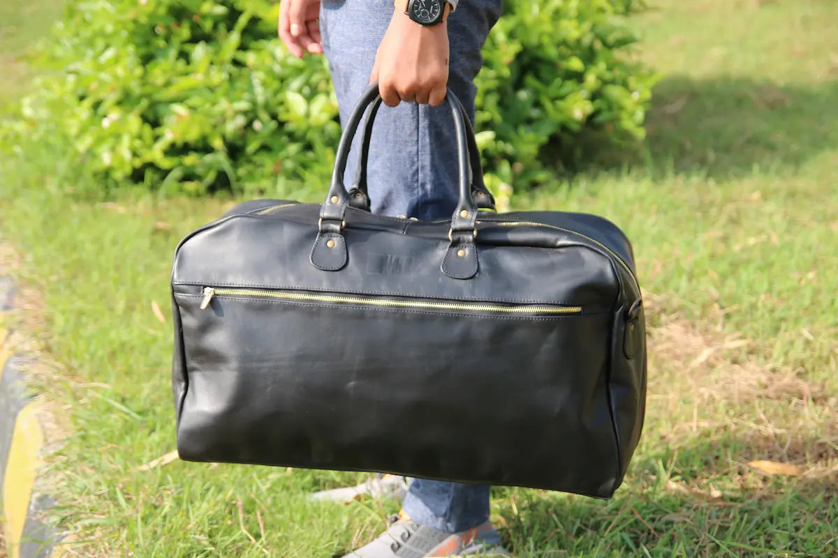 Leather Duffle Bag for luggage