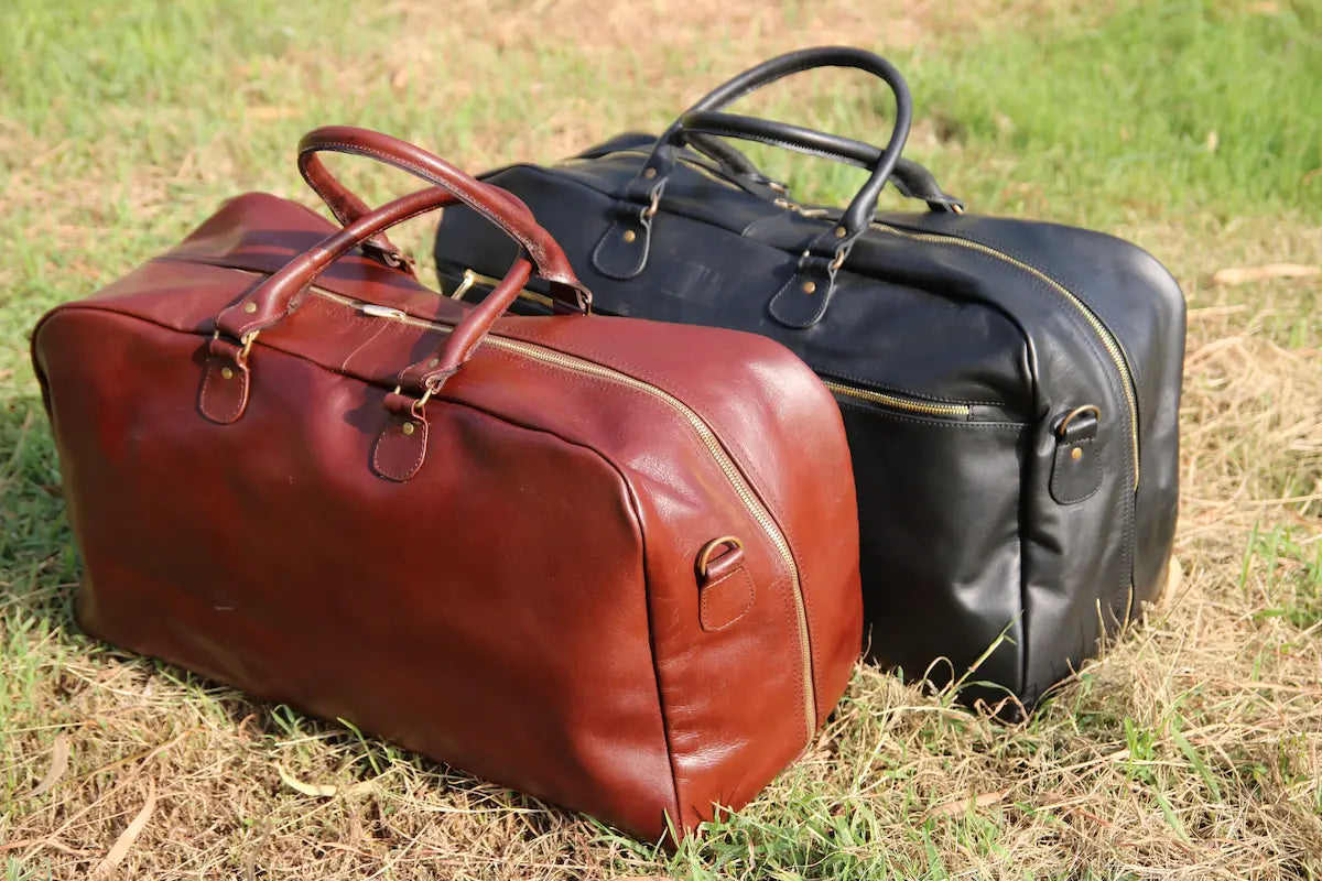 Leather Duffle Bag for luggage