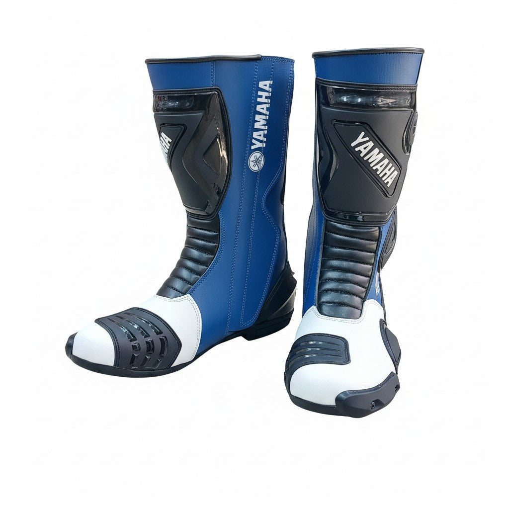 Yamaha Motorcycle Racing Leather Boots