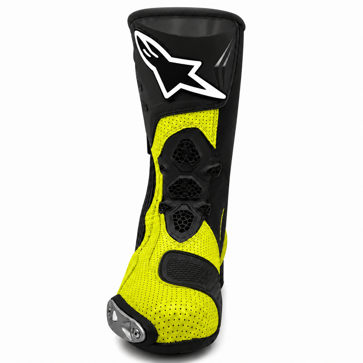 Alpinestars Supertech R Vented  Motorcycle Boots | Yellow Fluo Edition