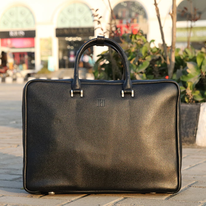 premium leather laptop bag, leather briefcase organizer bag