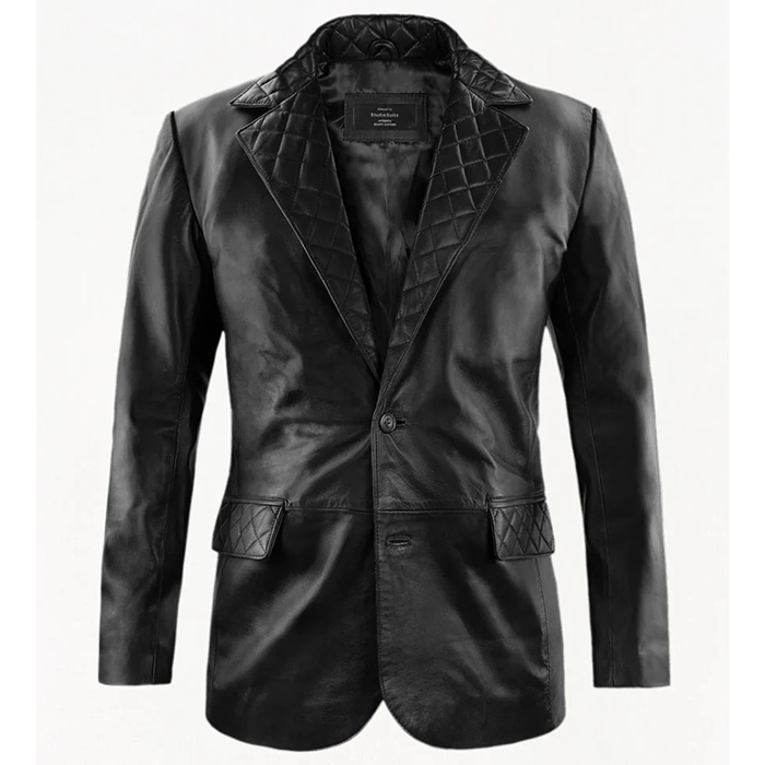Harper Leather Blazer
