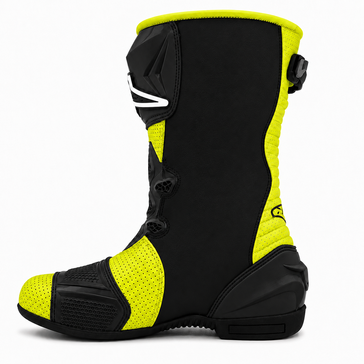 Alpinestars Supertech R Vented  Motorcycle Boots | Yellow Fluo Edition