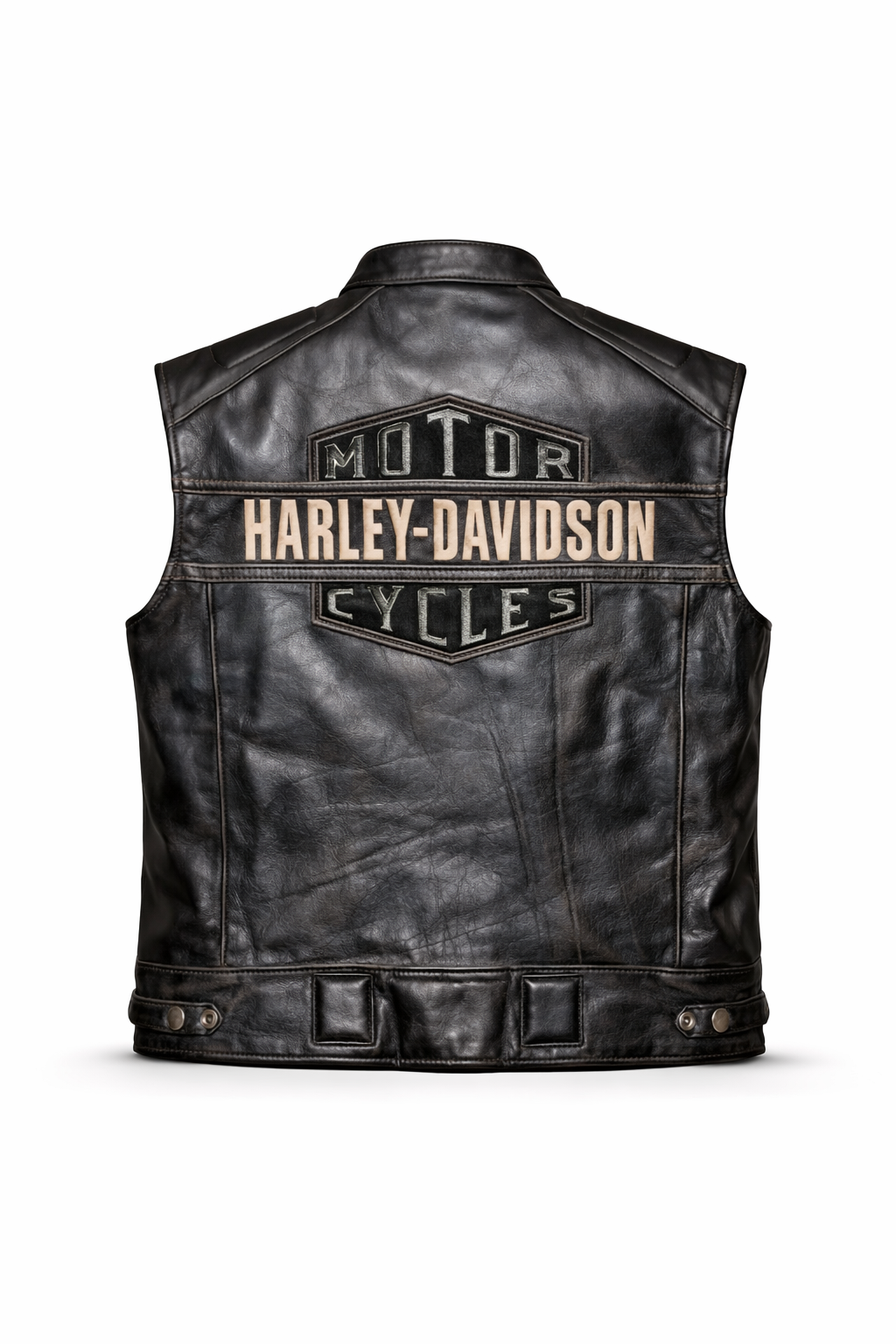 Harley-Davidson Men's Passing Link Leather Vest