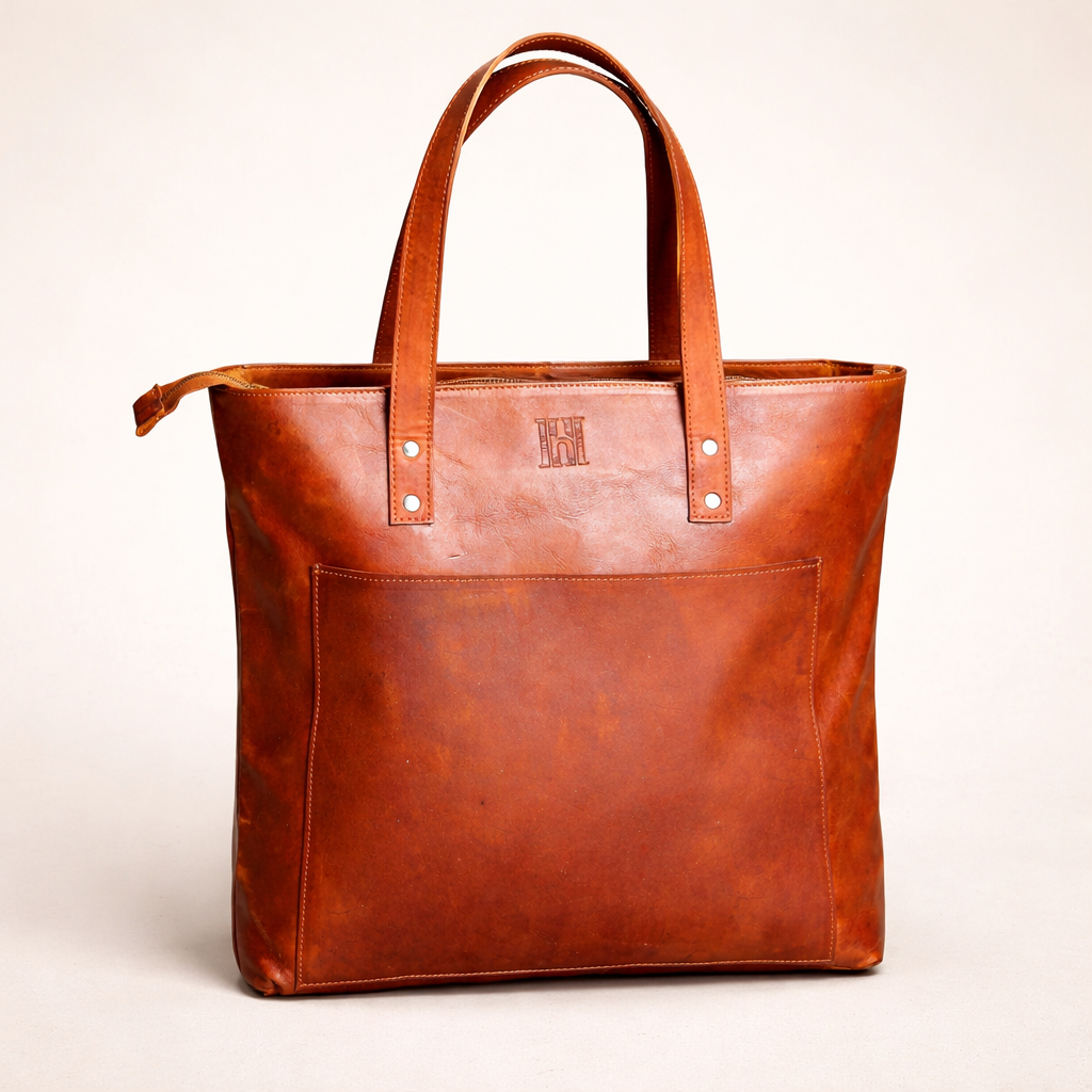 Premium Leather Tote Bag for Women – Stylish & Spacious Everyday Handbag