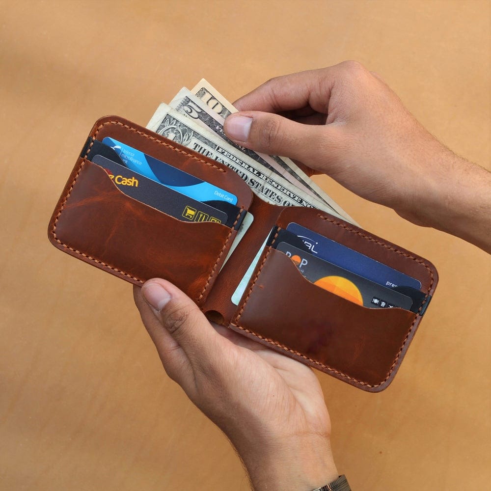 Decent Leather Handmade Wallet