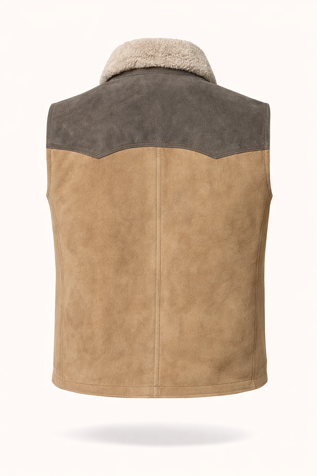 Men’s Western Cowboy Style Suede Leather Vest