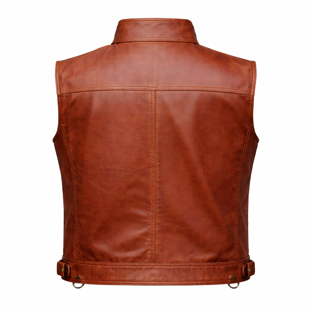 Original Leather West for Men – Classic Handcrafted Leather Vest