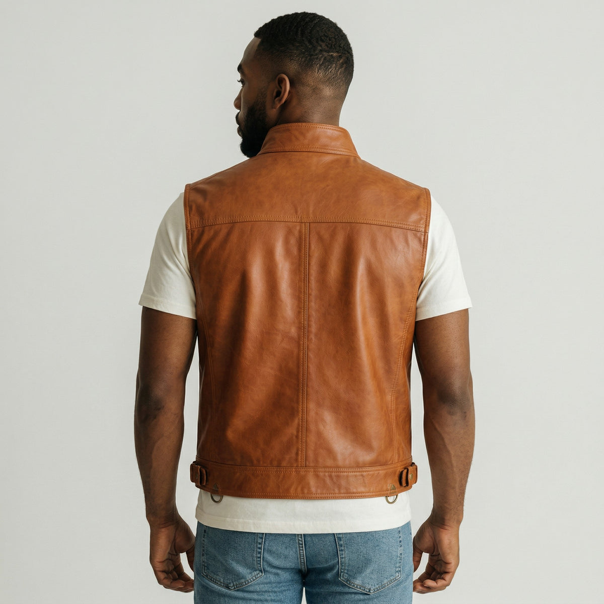 Original Leather West for Men – Classic Handcrafted Leather Vest