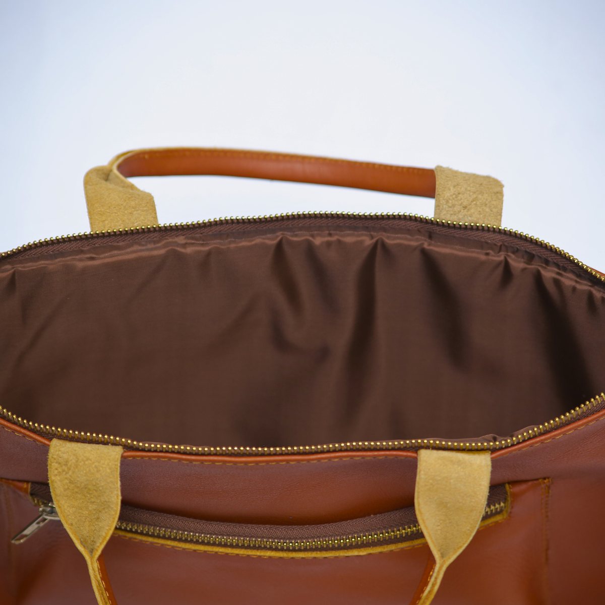 Ladies leather laptop Tote bag