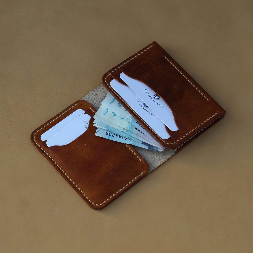 Mini Leather Handmade Wallet for men