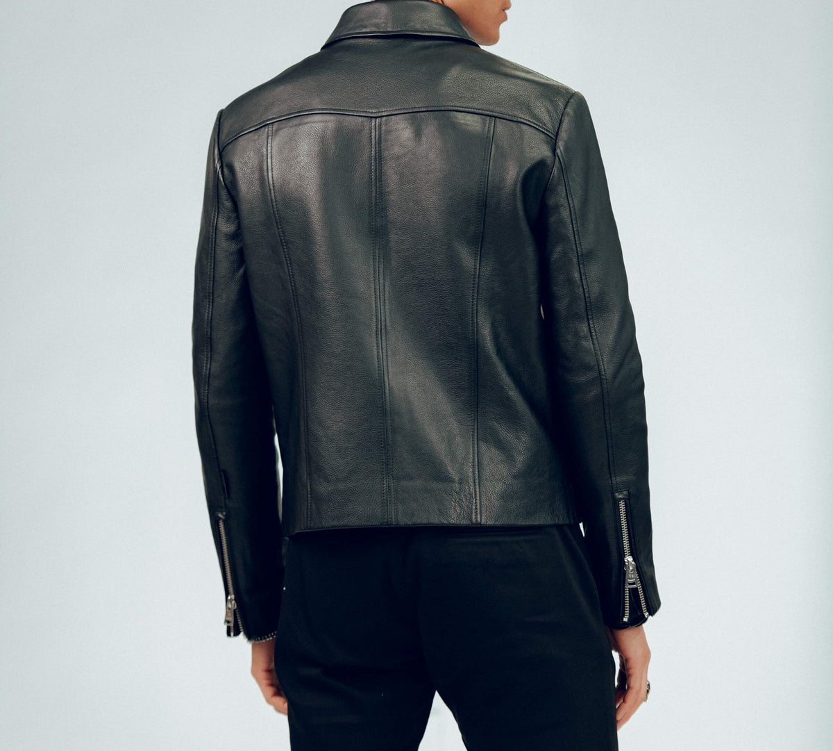 Dean Black stylish leather jacket for men’s