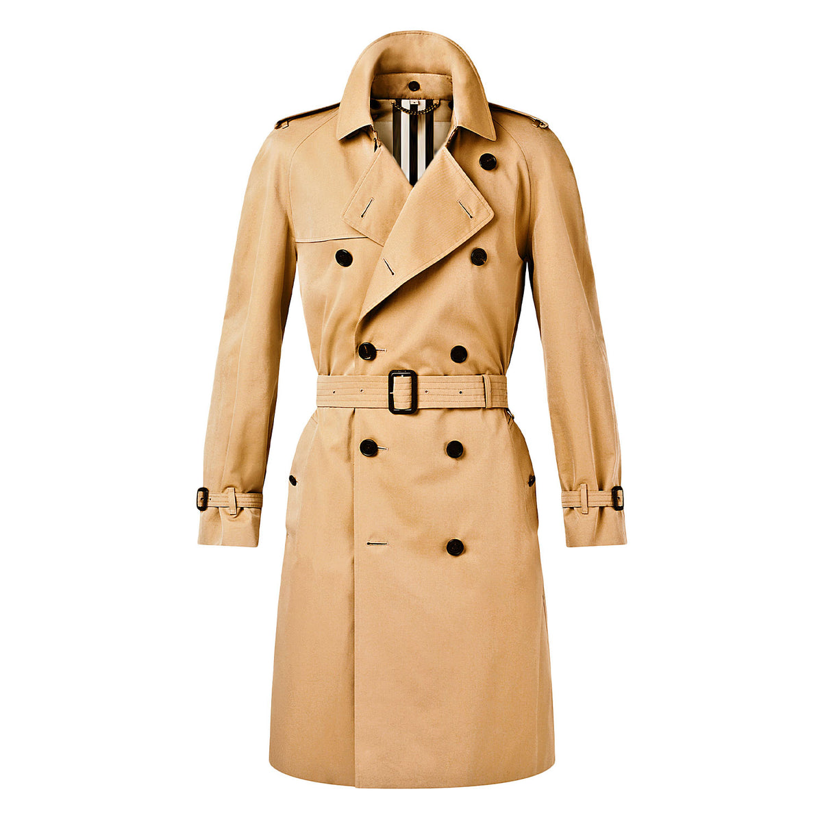 Men’s Leather Trench Coat