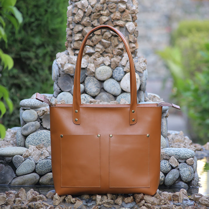 Ladies Leather Tote