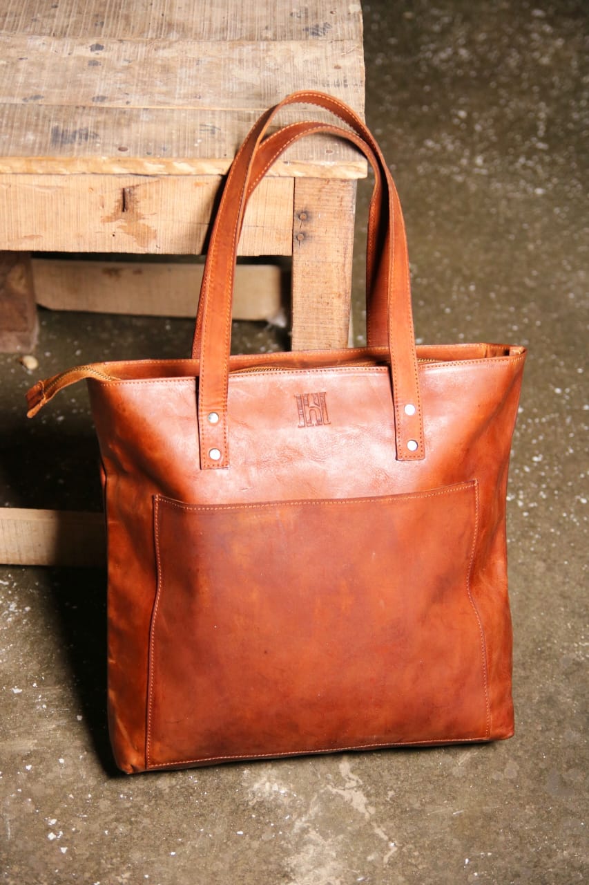 Leather Tote Bag