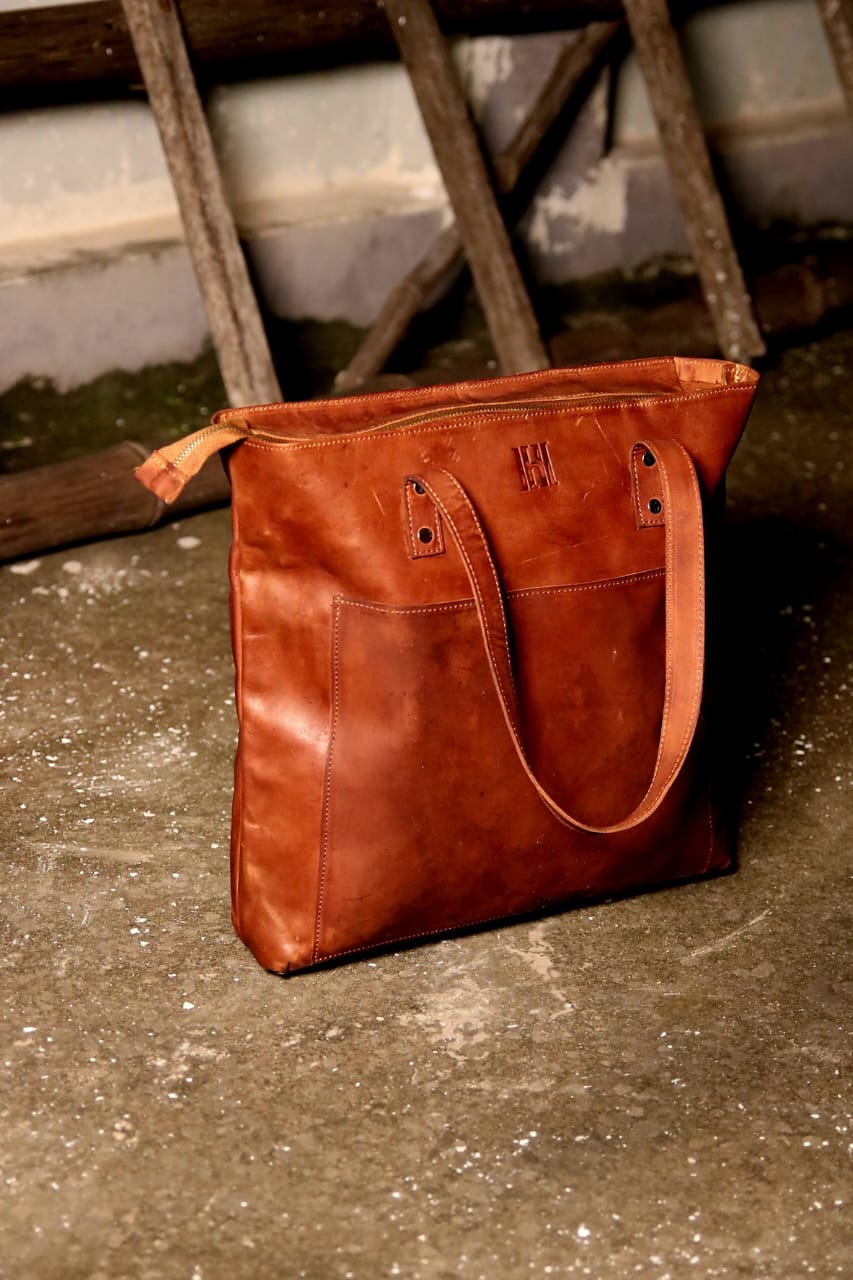 Leather Tote Bag for Women