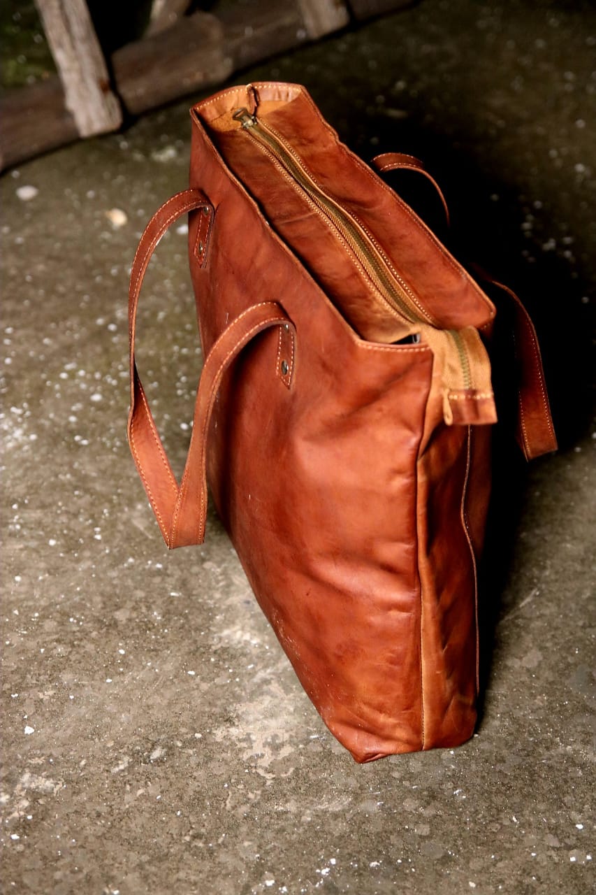 Leather Tote Bag