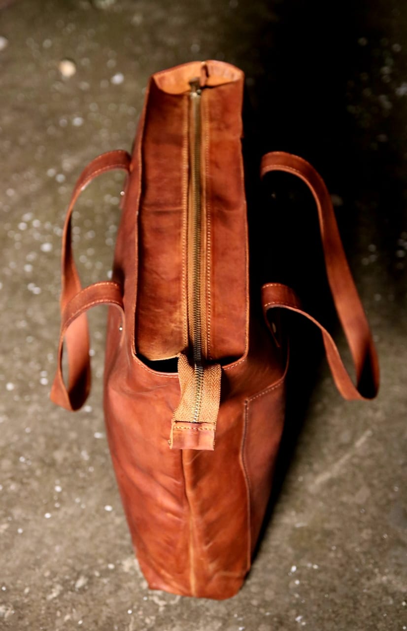 Leather Tote Bag for Women