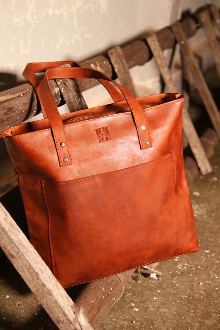 Leather Tote Bag for Women