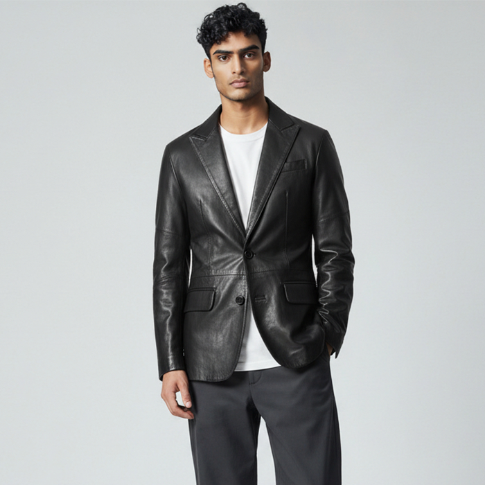 Catwalk Leather Blazer