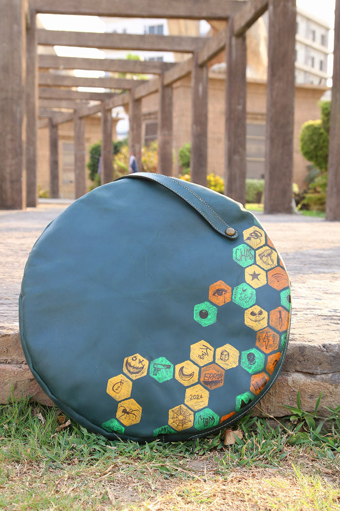 Round Shape Ladies Leather Handbag