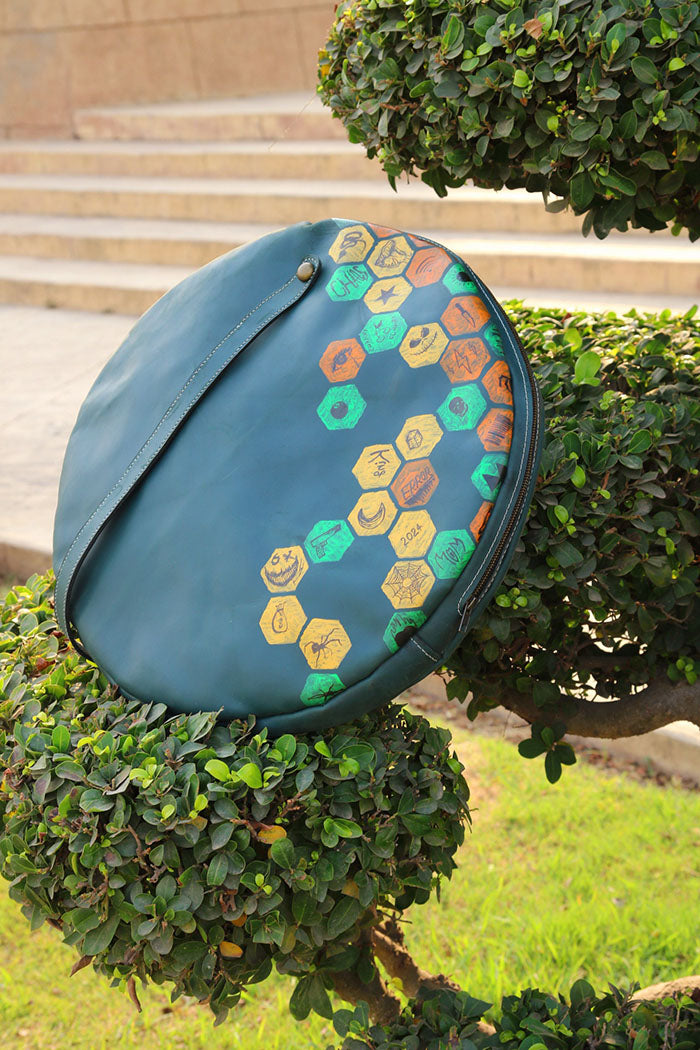 Round Shape Ladies Leather Handbag