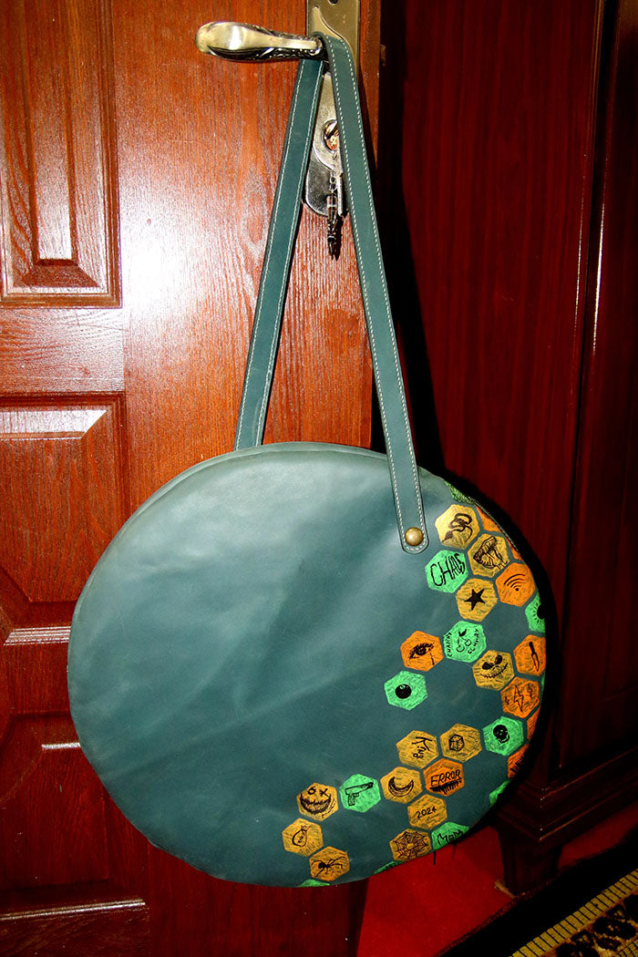 Round Shape Ladies Leather Handbag