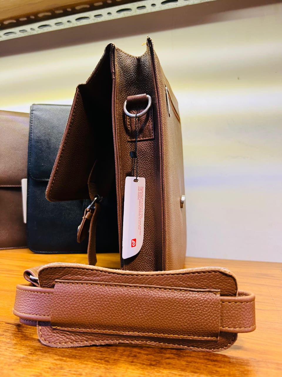 Leather crossbody bag, travel bag