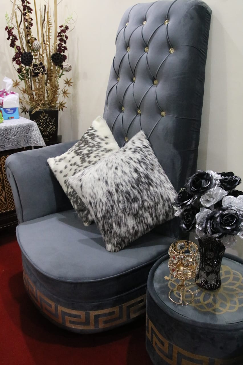 Hair on Leather Cushion Covers