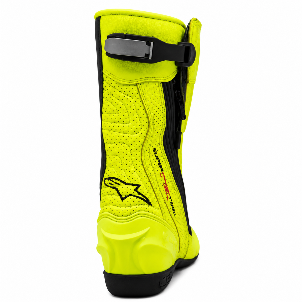Alpinestars Supertech R Vented  Motorcycle Boots | Yellow Fluo Edition