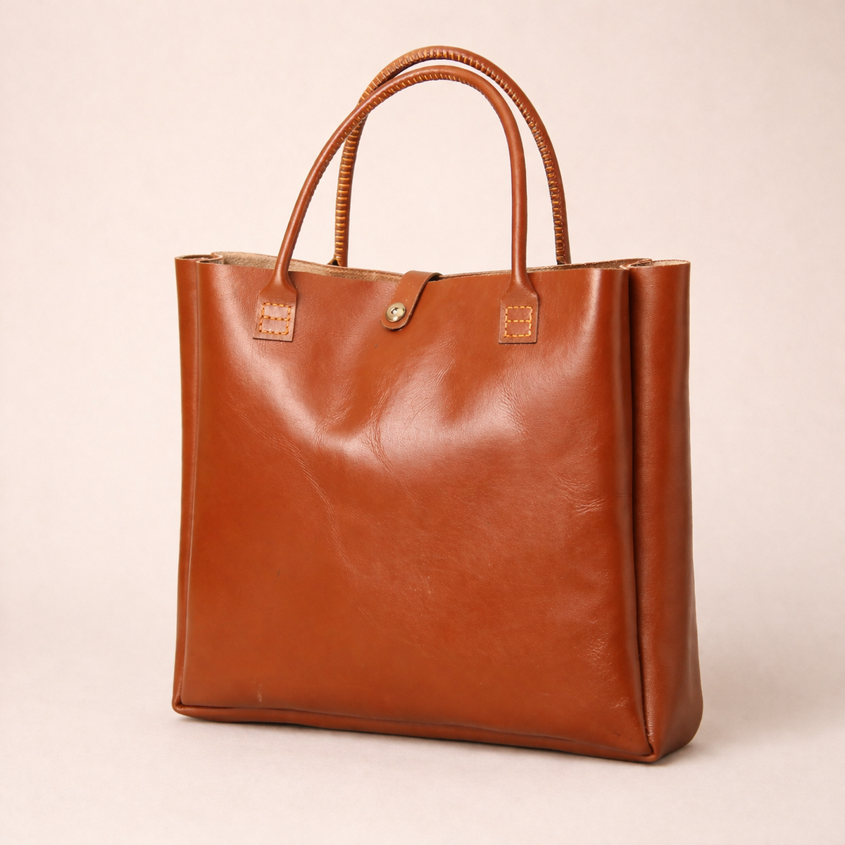 Ladies leather tote bag, women's handbag