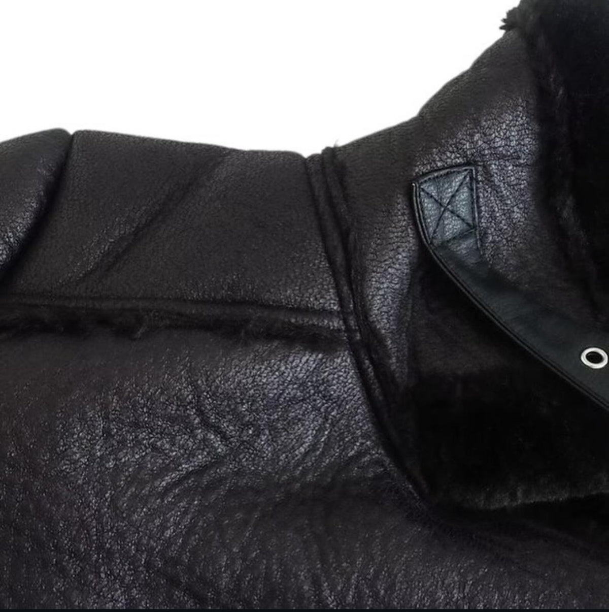 Women&#39;s Black Shearling Stylish &amp; Warm Leather jacket