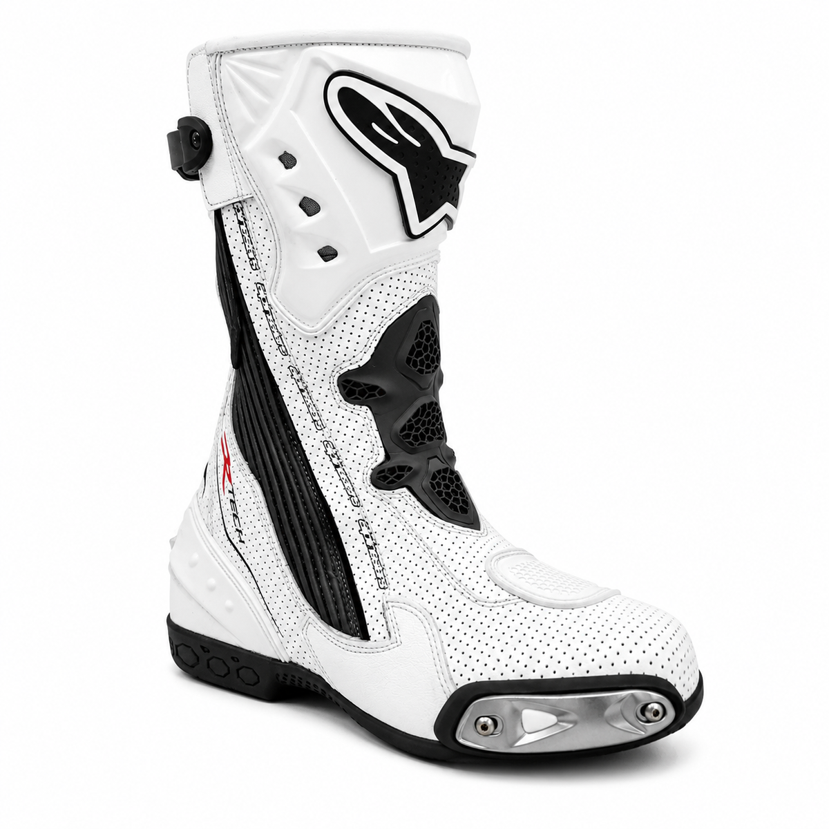 Alpinestars Supertech R Vented Boots | White Edition