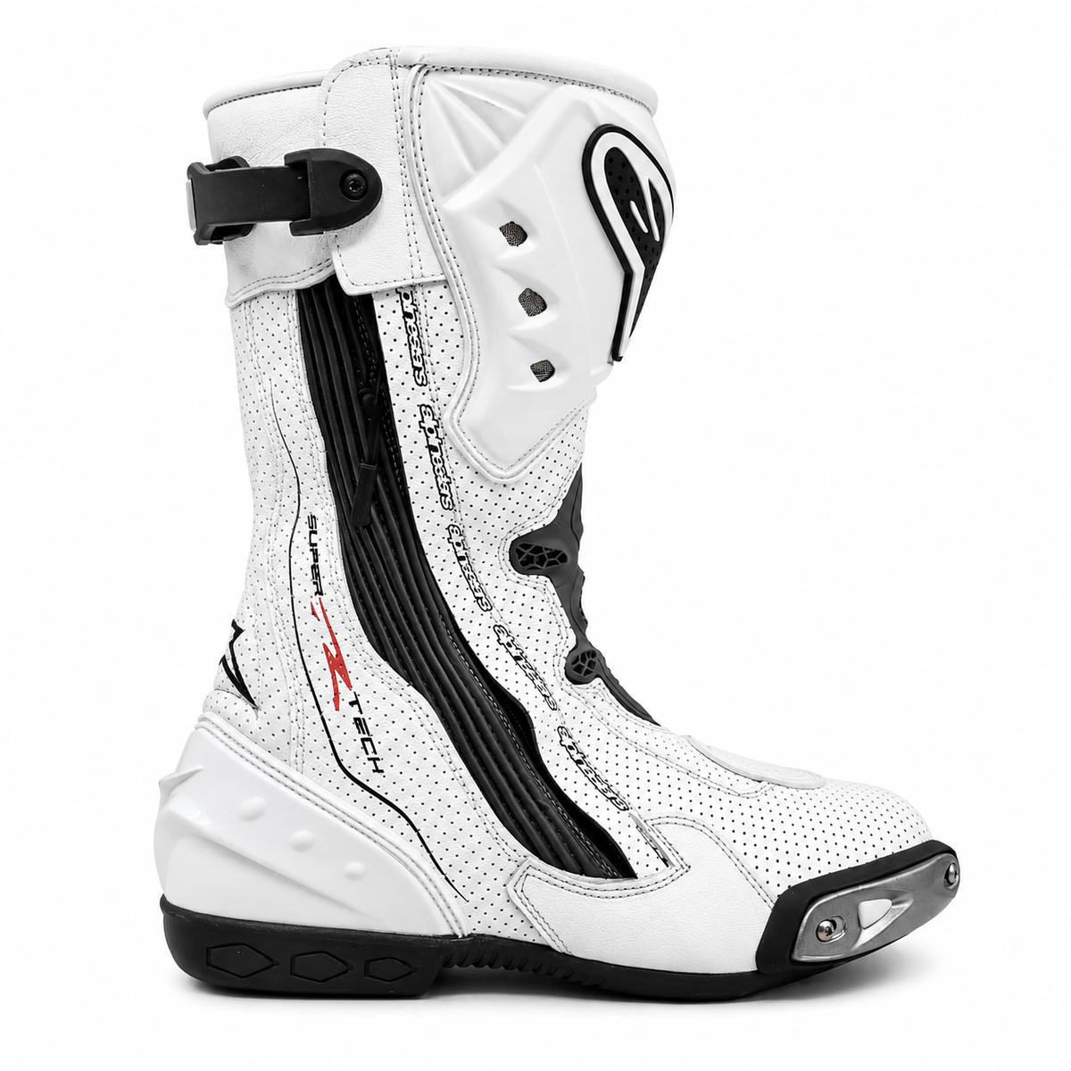 Alpinestars Supertech R Vented Boots | White Edition
