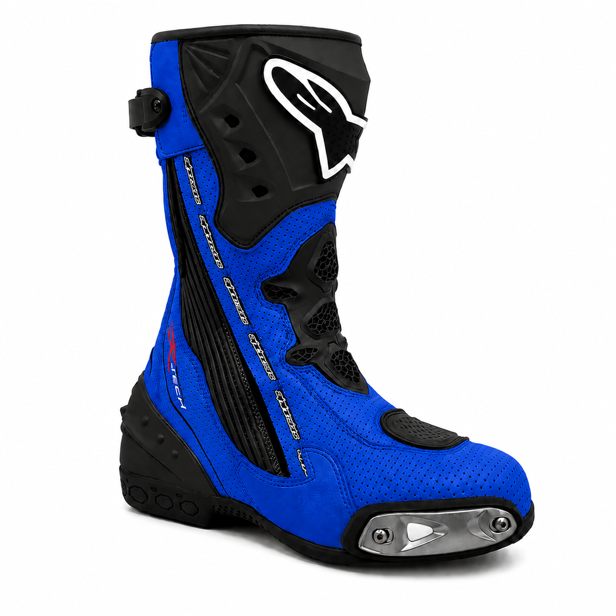 Alpinestars Supertech R Vented Boots | Blue Edition