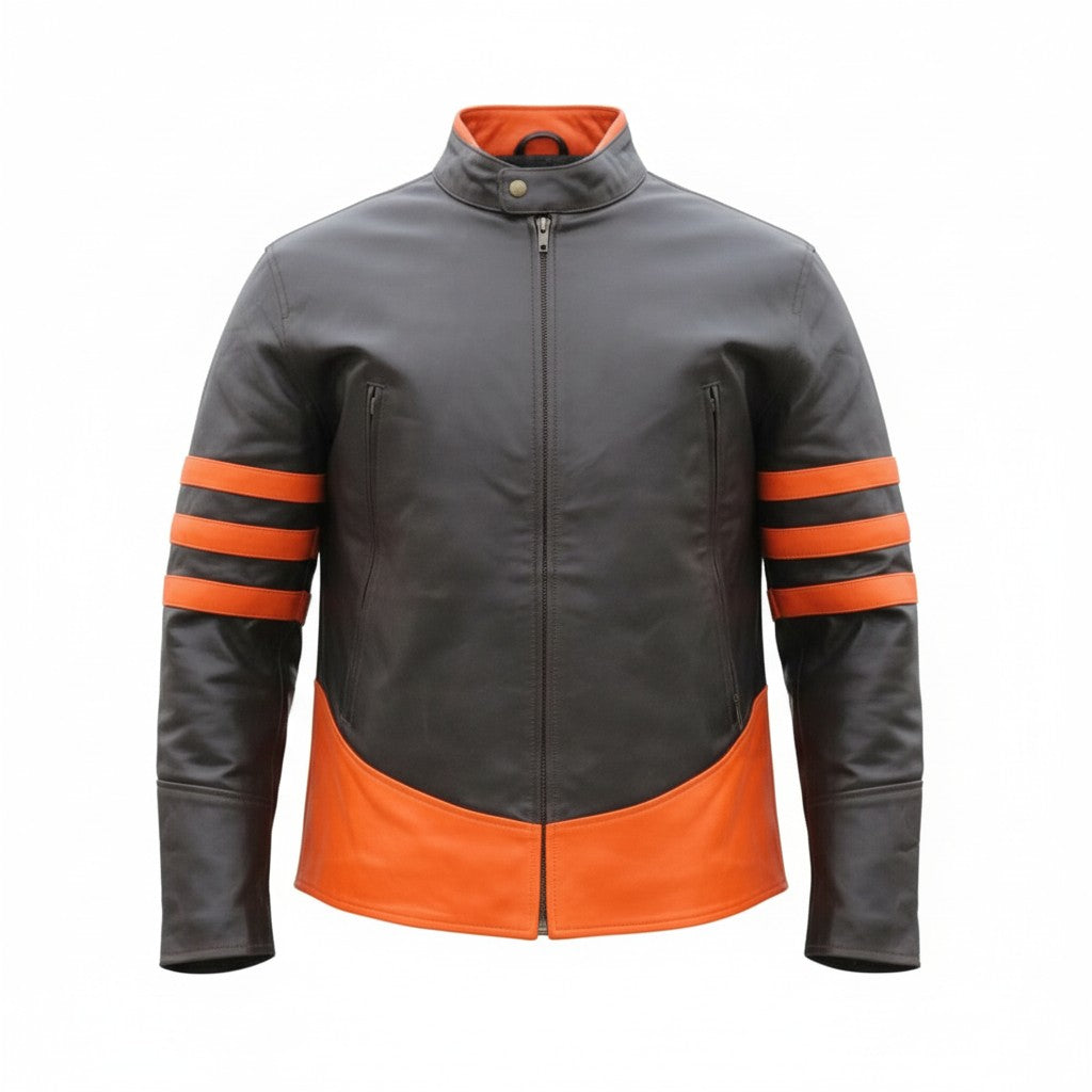 X-Men Wolverine Leather Jacket | Brown