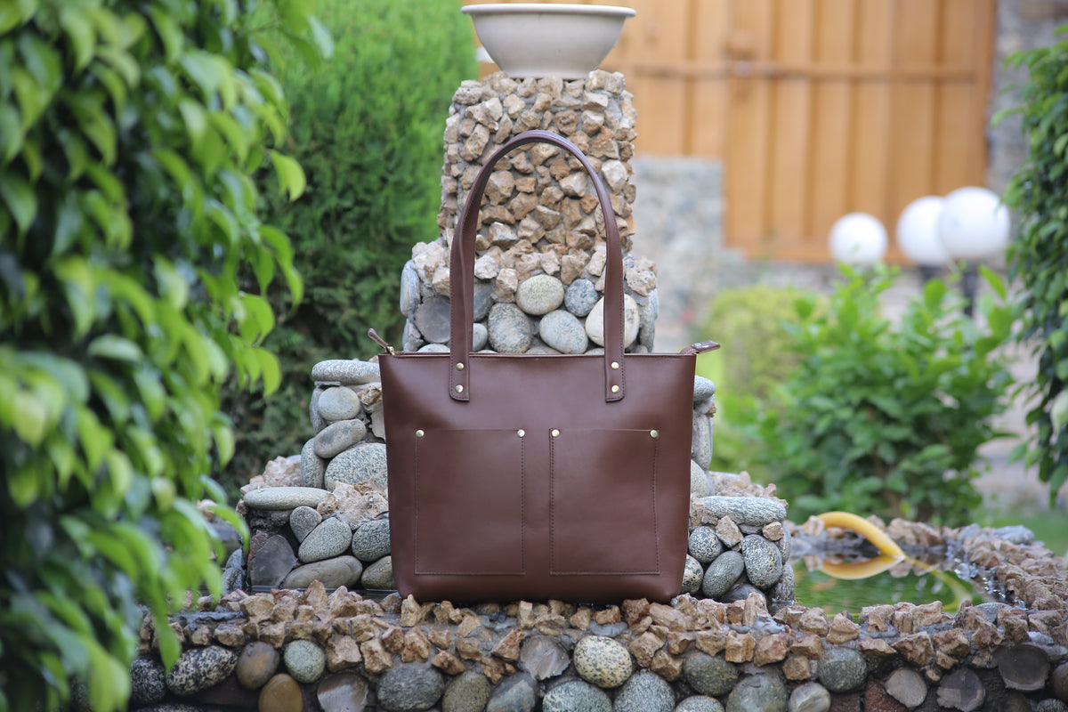 Ladies leather Tote bag, stylish handbag