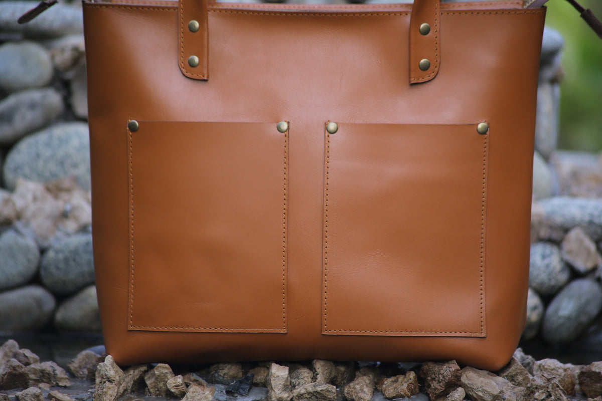 Ladies leather Tote bag, stylish handbag
